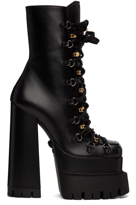 versace flat boots|versace boots platform.